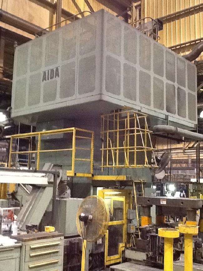 3000 TON AIDA MODEL FMX-L2-3000 SSDC LINK DRIVE PRESS