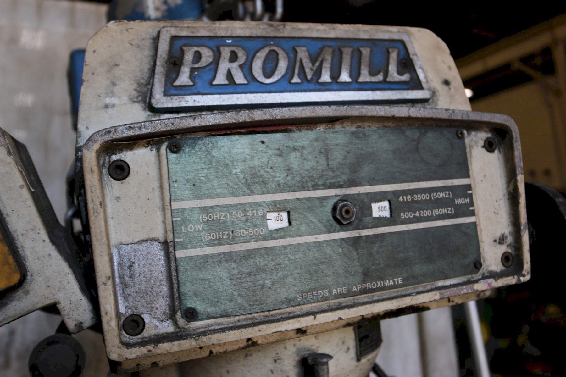 3 HP PRO MILL VERTICAL MILLING HEAD: STOCK #70996