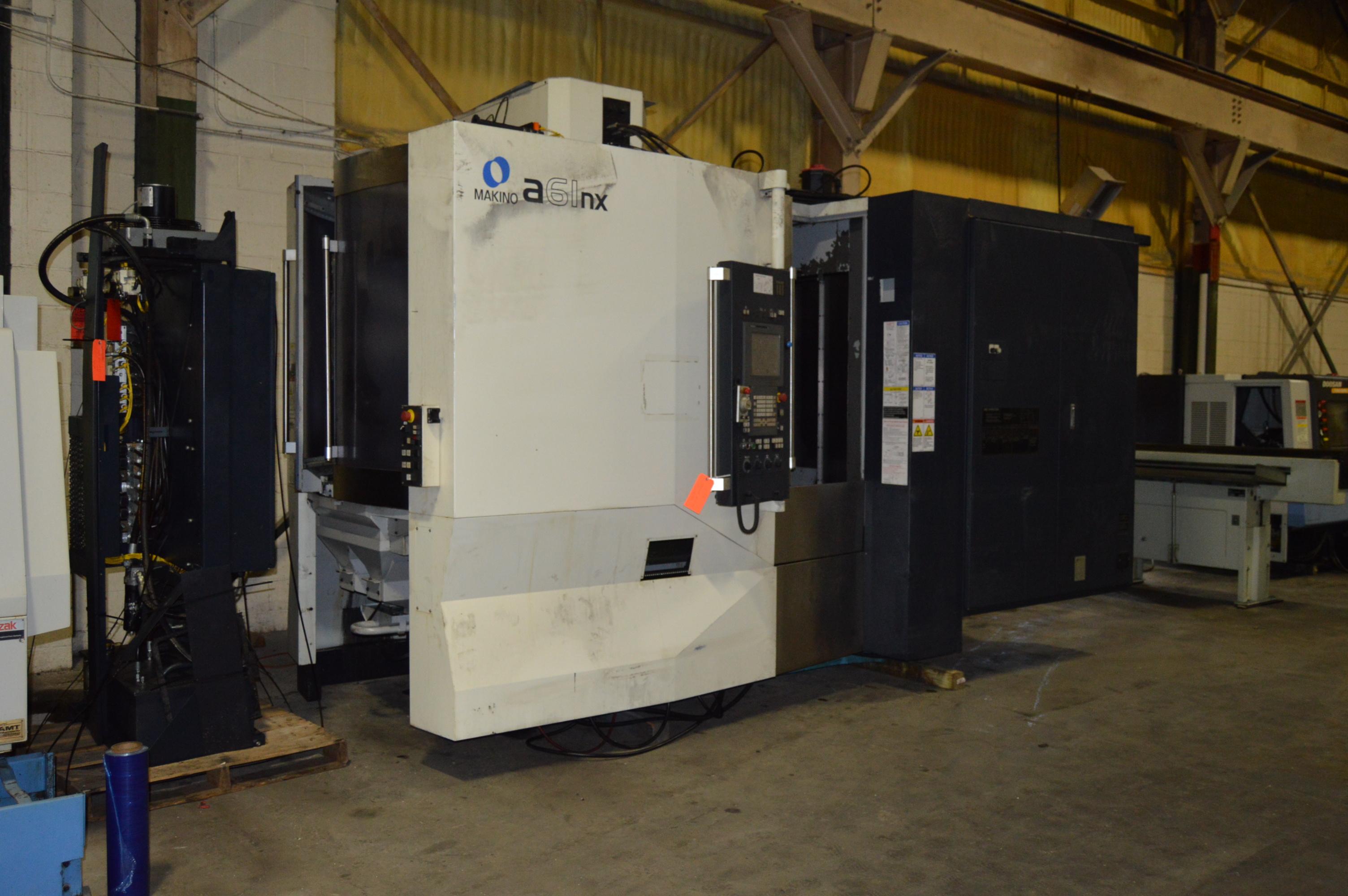 Makino A-61NX CNC Horizontal Machining Center, Fanuc Pro 5 Control, CTS, 29