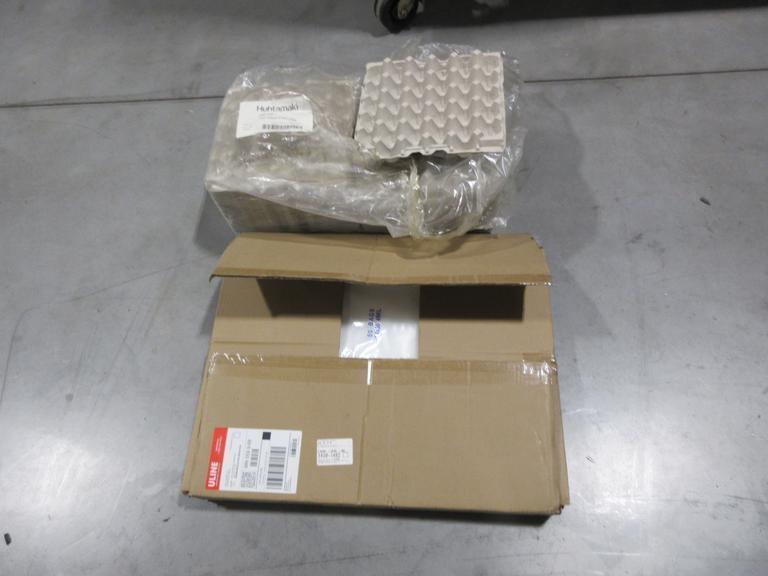 Packaging Materials; Egg Carton Fillers & Uline 24"x36" 4Mil Bags- Auction Item