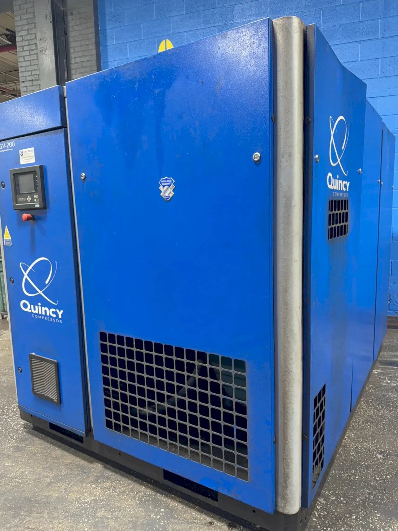 QUINCY 200 HP AIR COMPRESSOR  -  QGV-200