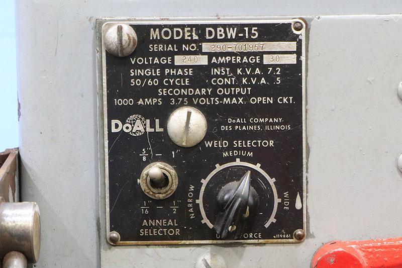 36" DOALL VERTICAL BANDSAW MODEL 3613-0