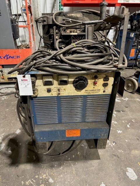 1 - PREOWNED MILLER WELDER, MODEL #: DELTAWELD 450, S/N: JC589959