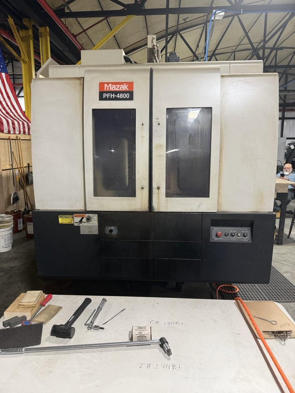 Mazak PFH-4800 Horizontal Machining Center, 2005 – Chip Conveyor, Full 4th Axis