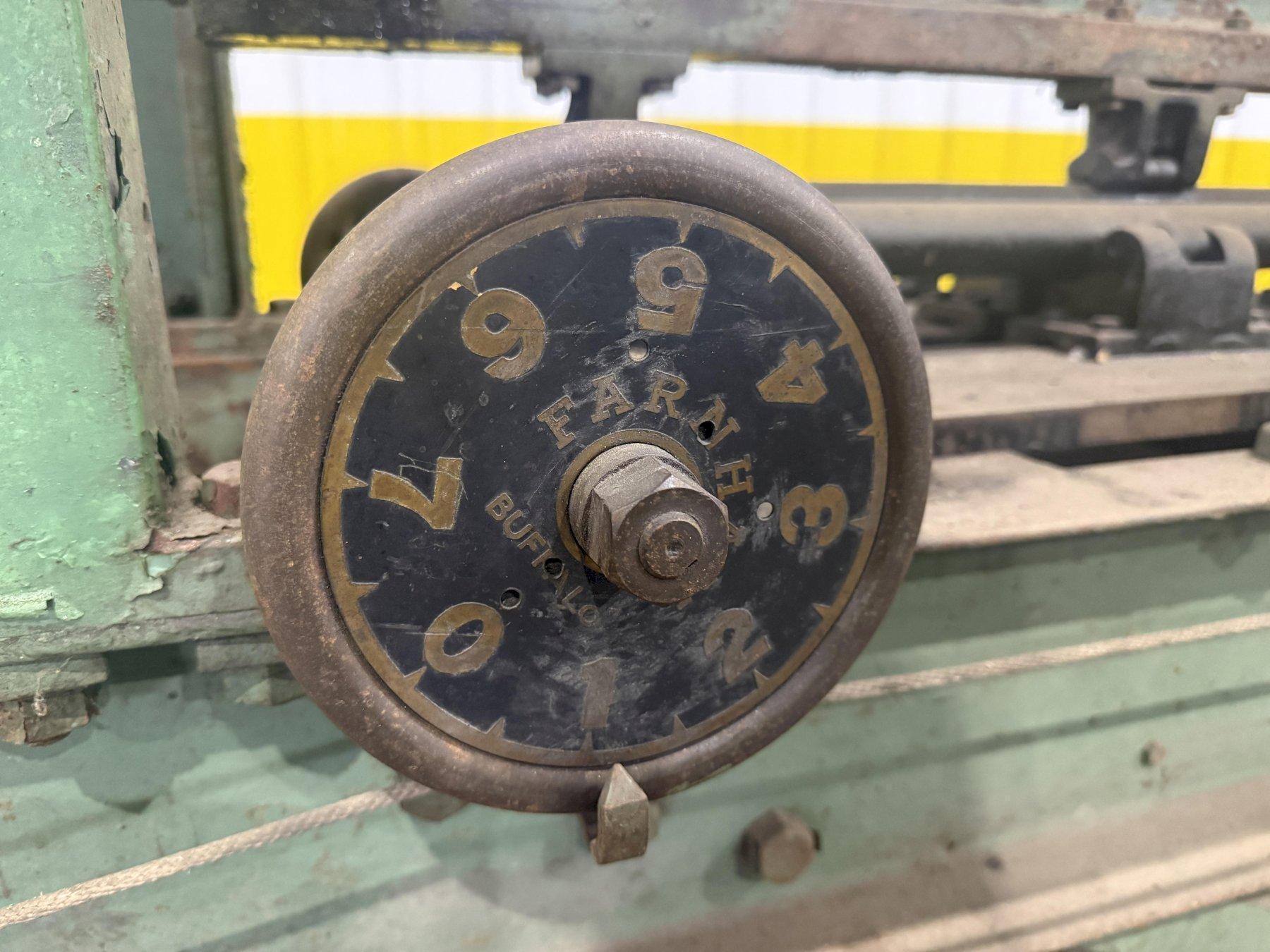 12' FARNHAM MODEL #5-41-8 ROLL FORMING MACHINE