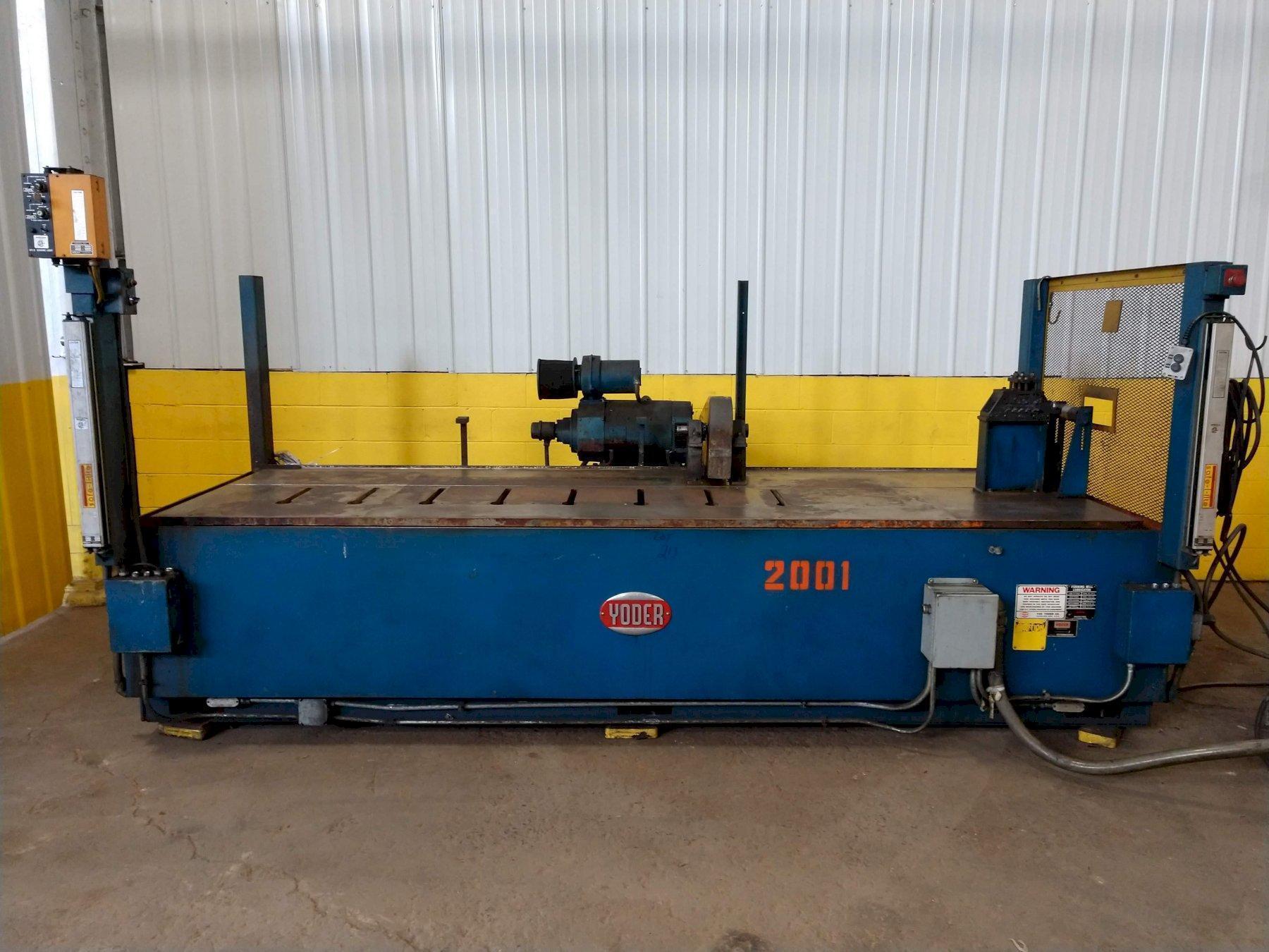 8 STAND X 1.5" YODER M1-1/2 ROLLFORMER BASE WITH AMS MP300 SERIES CONTROLS STOCK # 3175