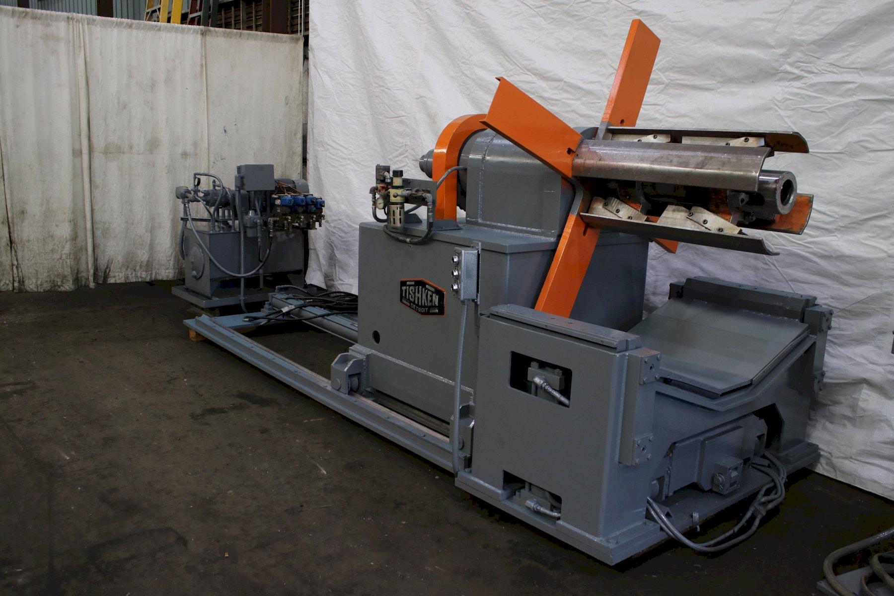 10,000 LB X 30" TISHKEN COIL REEL AND CAR: STOCK #75304