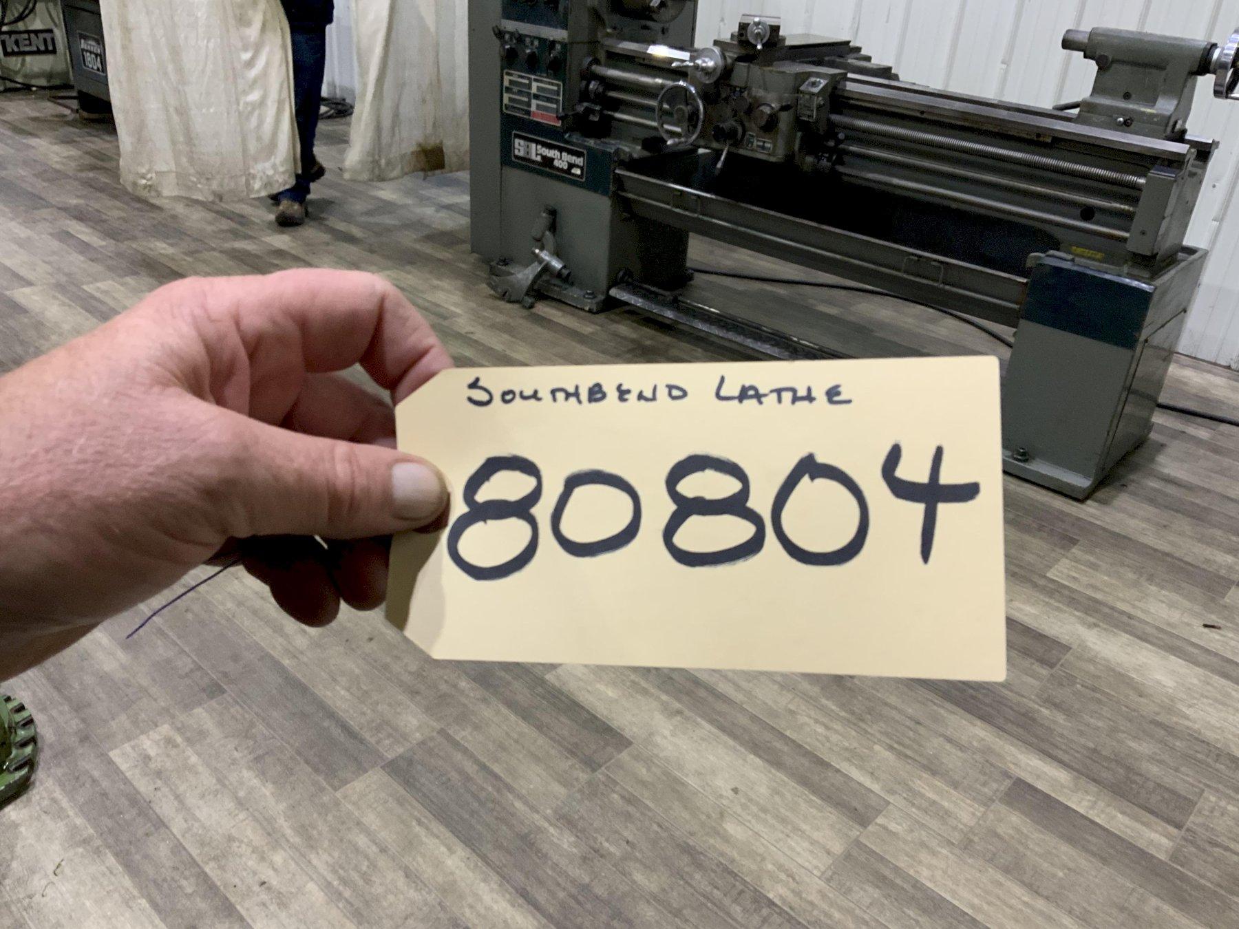 16" X 60" SOUTHBEND LATHE: STOCK #80804