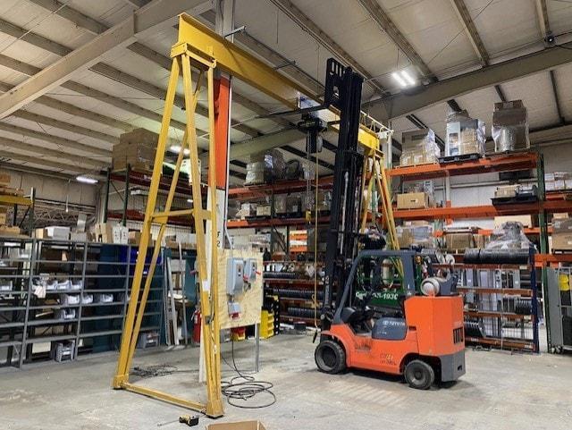 Spanco 3-Ton A-frame Crane System w/ LoadMate 3-Ton Hoist