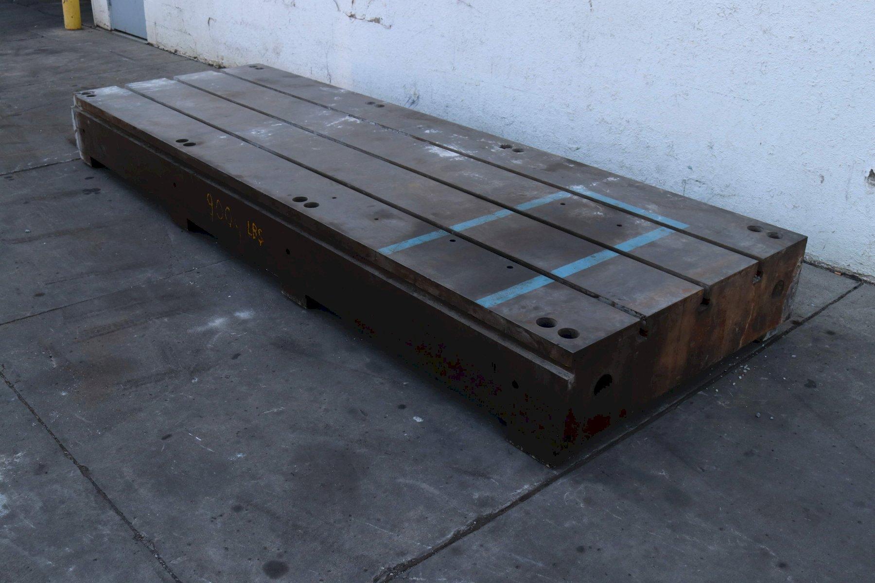 144' X 48' WIDE X 12-1/2' THICK T SLOTTED FLOOR PLATE; STOCK #73254