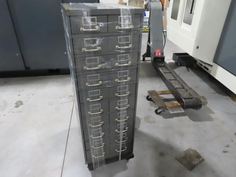 Metal Cabinet, 20 Drawers- Auction Item