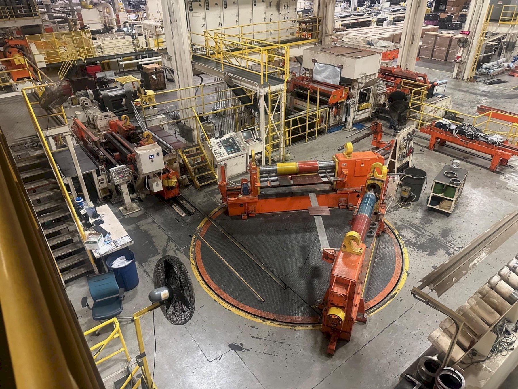 72” x .134” x 65,000# STAMCO SINGLE LOOP SLITTING LINE