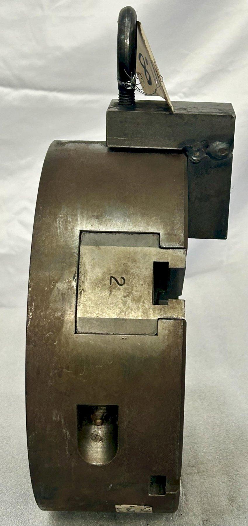 11" NIKKO 3-JAW MANUAL CHUCK, 2-10/16" Through Hole, Flat Back