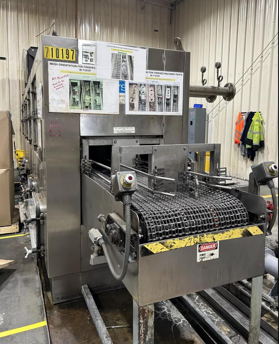FPI SYSTEMS STAINLESS STEEL CONVEYORIZED PASS-THROUGH PARTS WASHER: YOBRO #25173