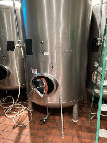 863 Gallon Kaspar- Schulz Stainless Steel Tank, 1989 – CIP