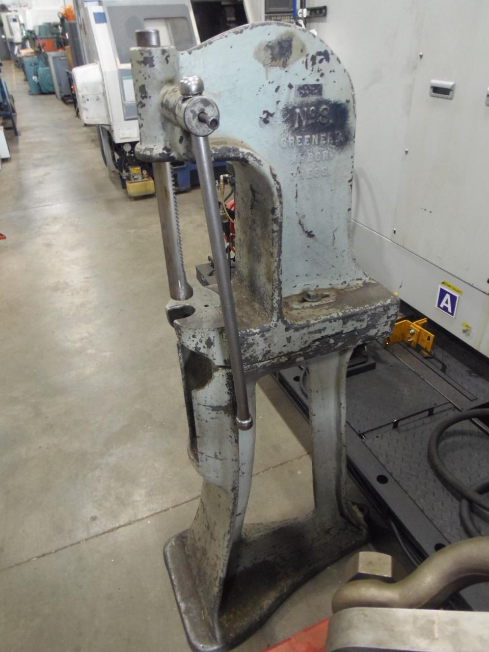 3 TON GREENERD ARBOR PRESS MODEL NO. 3