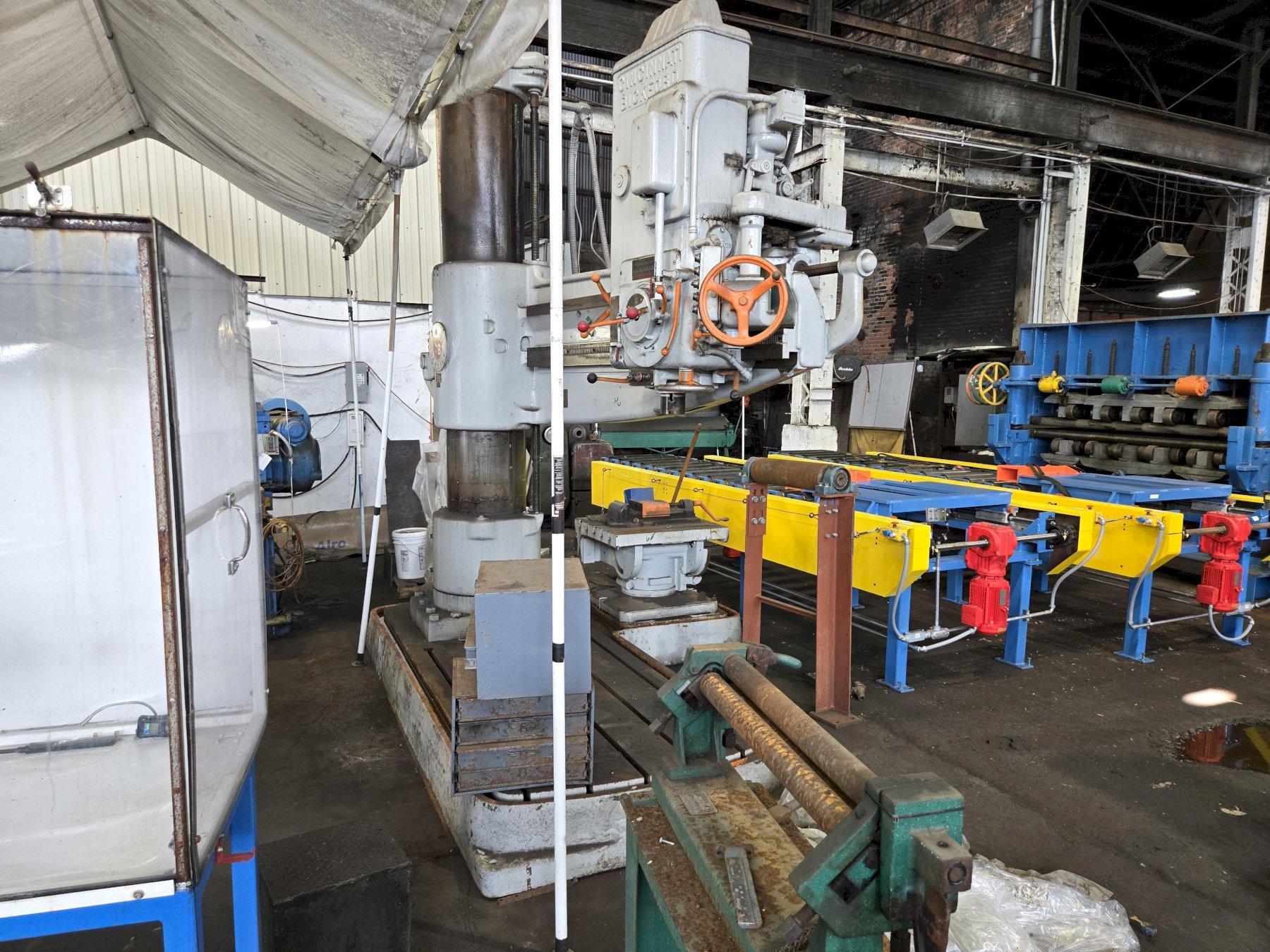 5' X 19" CINCINNATI-BICKFORD SUPER SERVICE RADIAL ARM DRILL. STOCK # 0983426