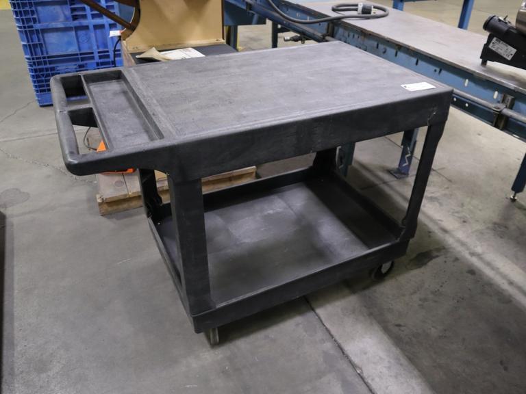 Uline Plastic Shop Cart- Auction Item