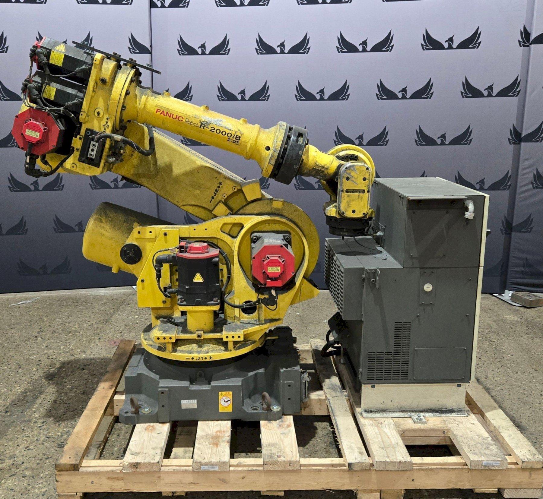 FANUC R-2000IB/210F + R30IB ROBOT ARM AND CONTROL CABINET USED