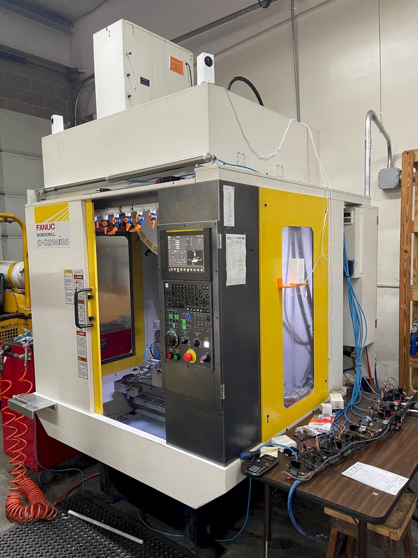 Fanuc Robodrill 5X a-D21MiB5 Used CNC 5-axis Vertical Mill For Sale - 2018
