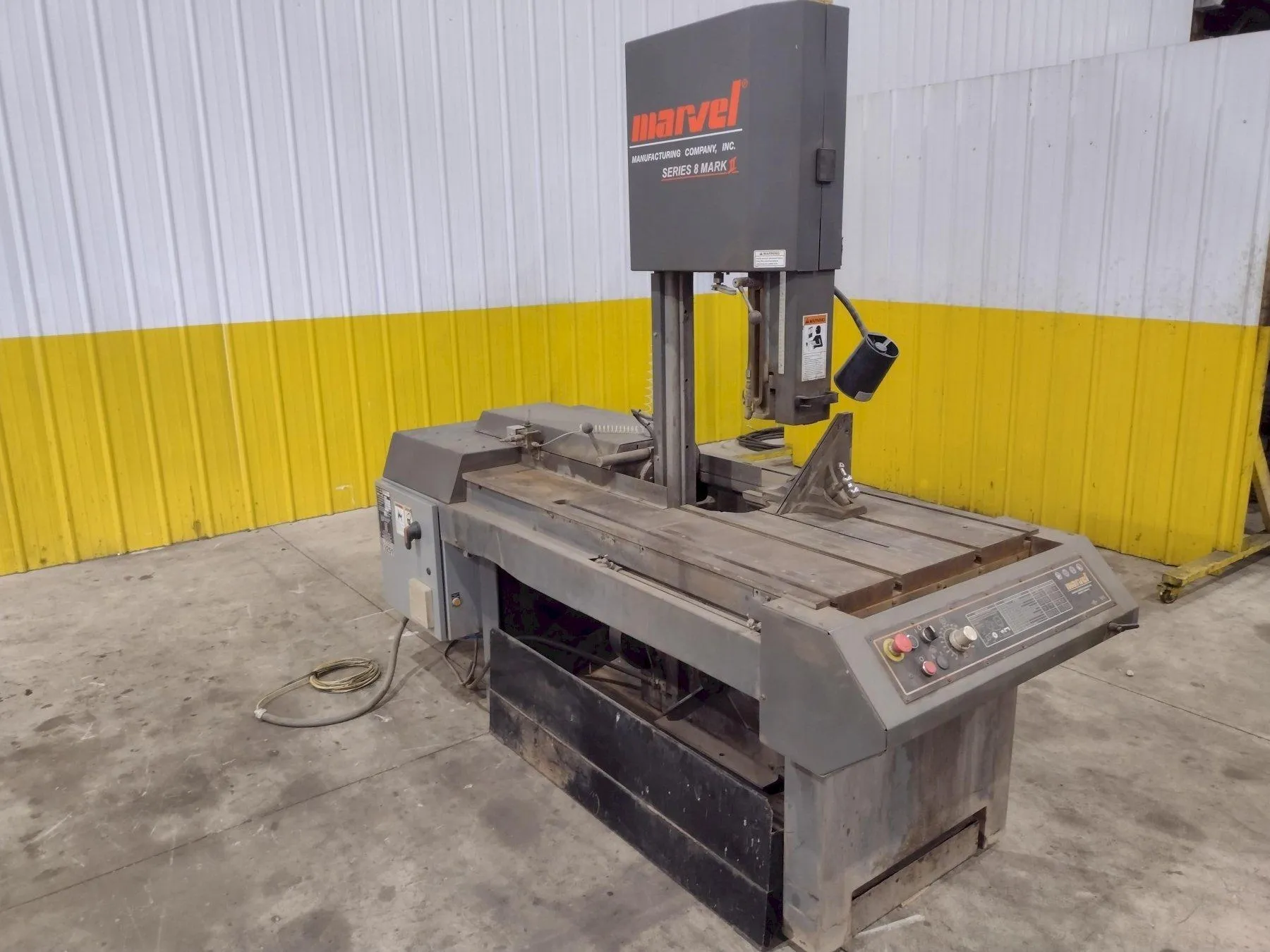 18" X 22" 2018 MARVEL AMADA SERIES 8 MARK II-V VERTICAL TILT FRAME BANDSAW STOCK# 4392