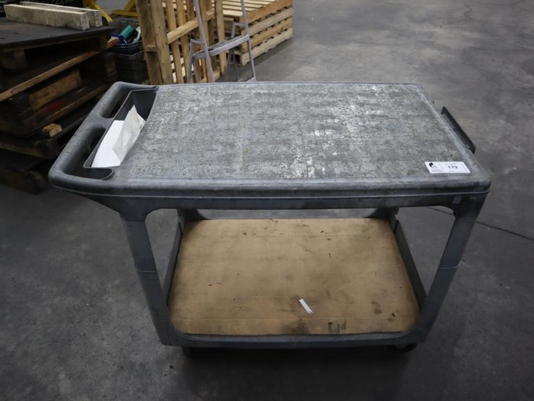 Rubbermaid Shop Cart- Auction Item