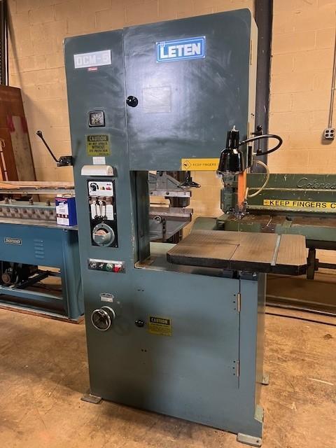 Leten Vertical Band Saw Model DCM-5, 20" Throat