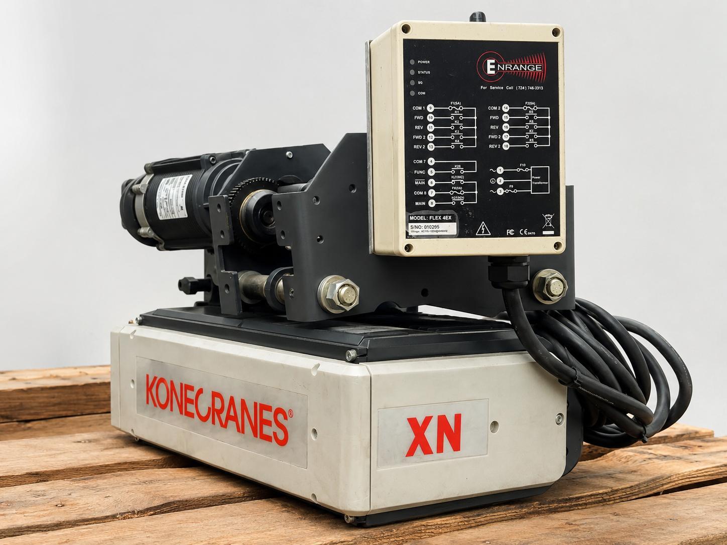 Konecranes XN Electric Hoist Trolley Assembly w/ Enrange FLEX 4EX Wireless Controls