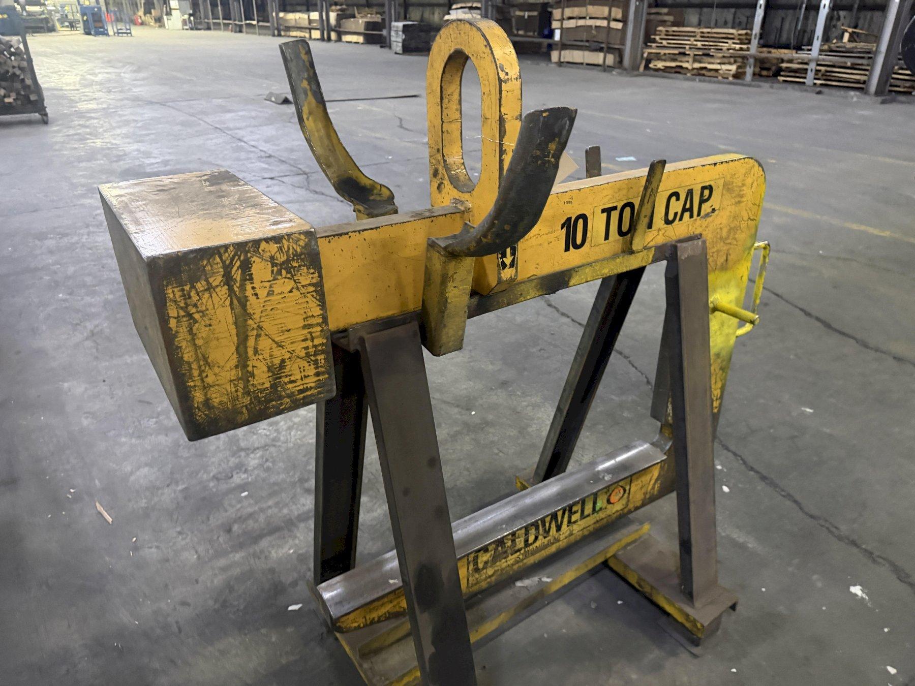 10 TON X 48" CALDWELL MODEL #82-10-48 COIL LIFT C HOOK: YOBRO #25228