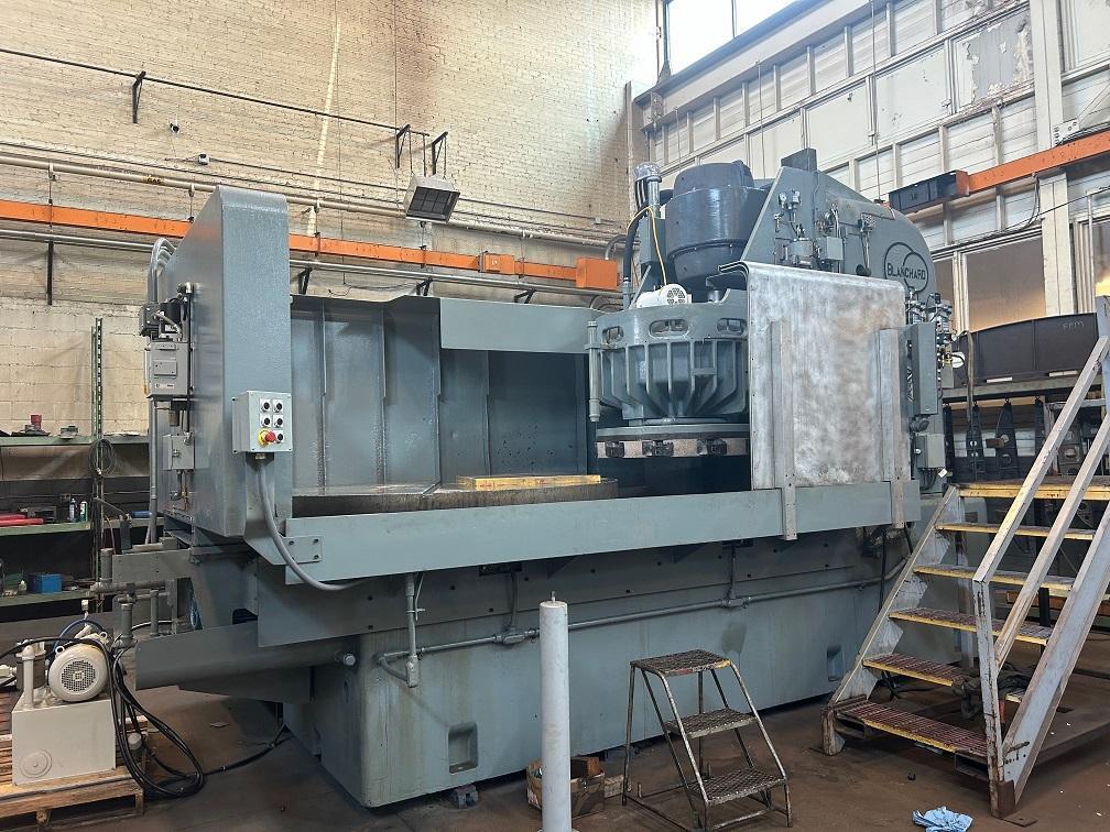 Blanchard #48HD-84, 84" Geared Head 250 HP Vertical Spindle Rotary Surface Grinder, 69' "Certified"