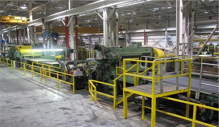 60" x .135" x 40,000# 6-HI Herr Voss Cut To Length Line