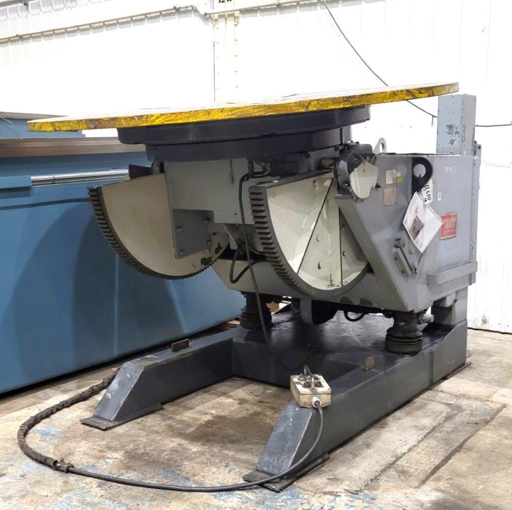 16,000 LB TELEDYNE READCO WELDING POSITIONER, MODEL UP160, VARIABLE SPEED, 88" TABLE, NEW IN 1974