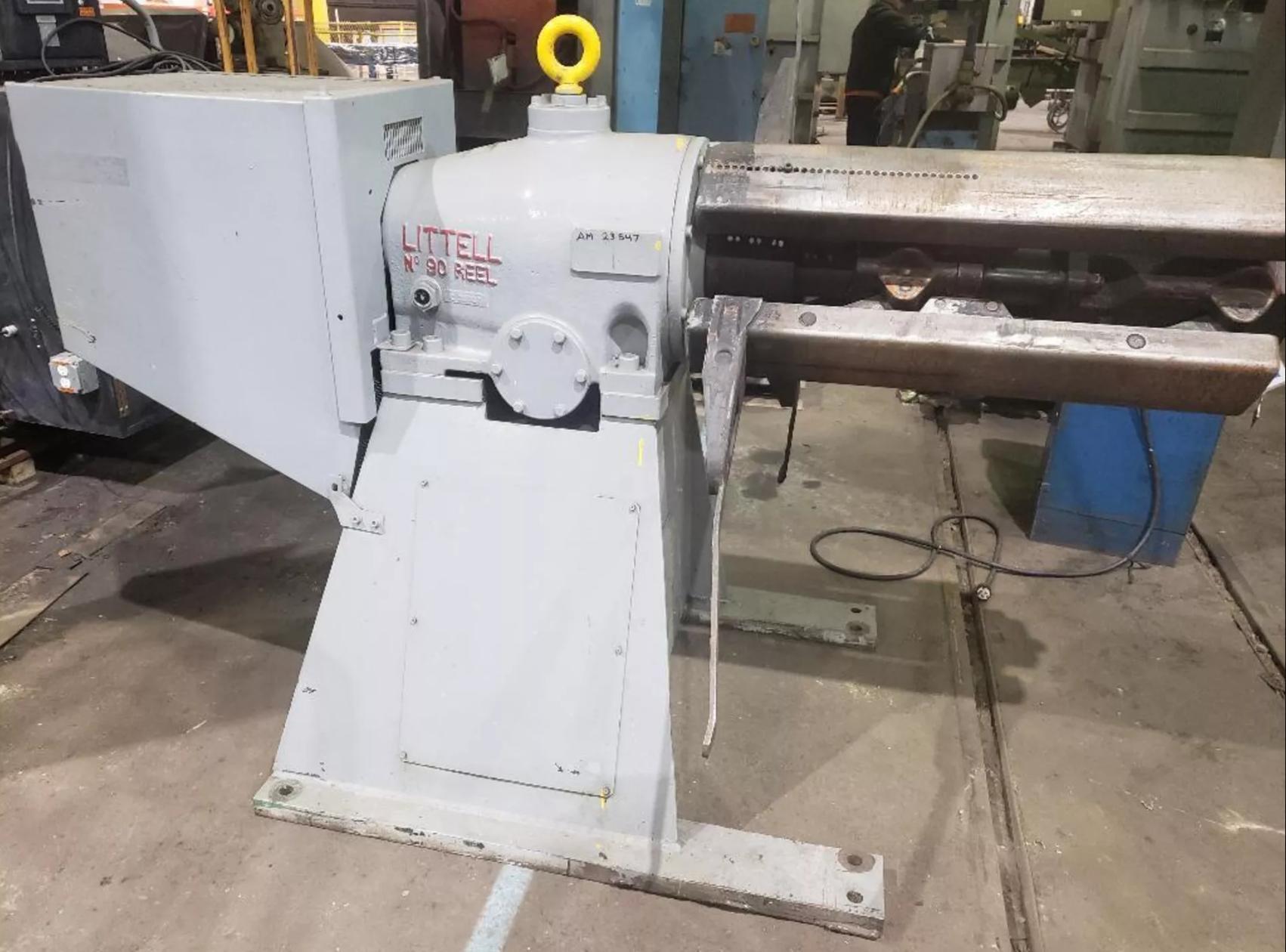 10,000 LBS X 24" LITTELL MODEL #9030 AUTOMATIC CENTERING COIL REEL: YOBRO #25440