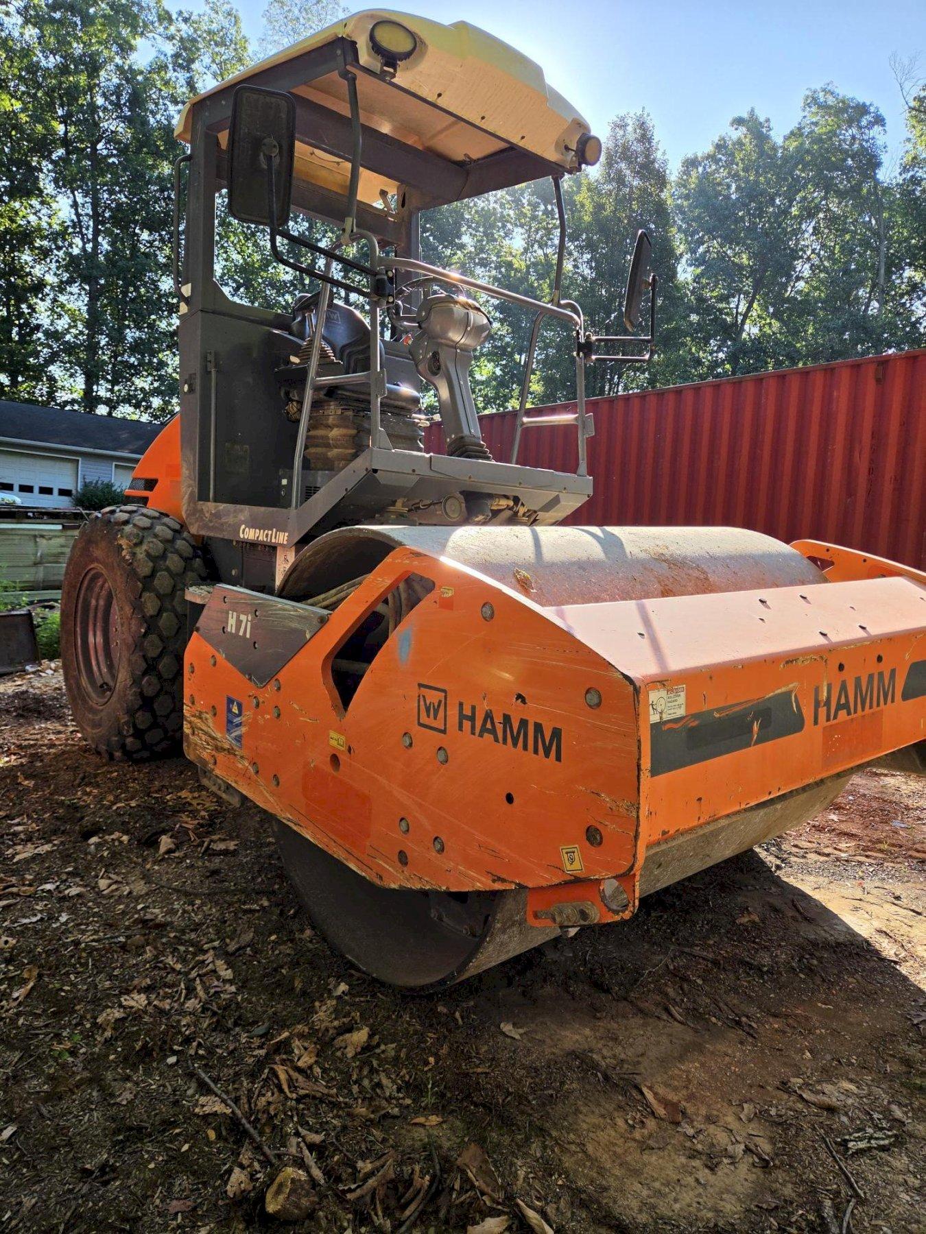 HAMM H7i H222, 2017 – 66″ Single Drum Vibratory Smooth Drum Roller / Soil Compactor