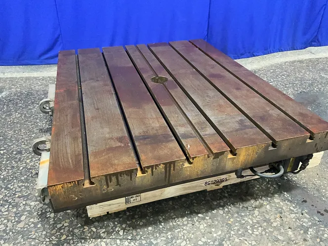 48” X 60” / 15000 Lbs  T-slot Table
