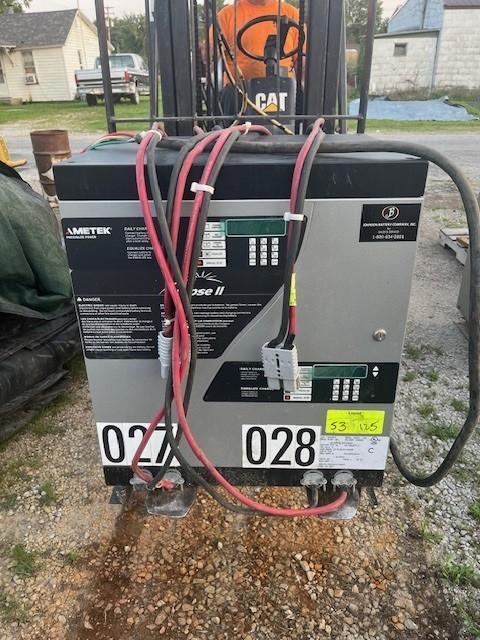 1 - PREOWNED AMETEK BATTERY CHARGER, MODEL #:600EC3-12S2, S/N: 116CS42377
