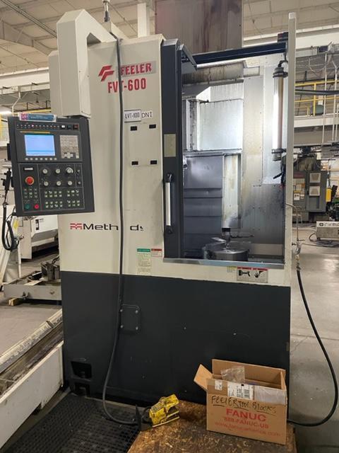 Feeler FVT-600 Used CNC Vertical Lathe For Sale - 2012