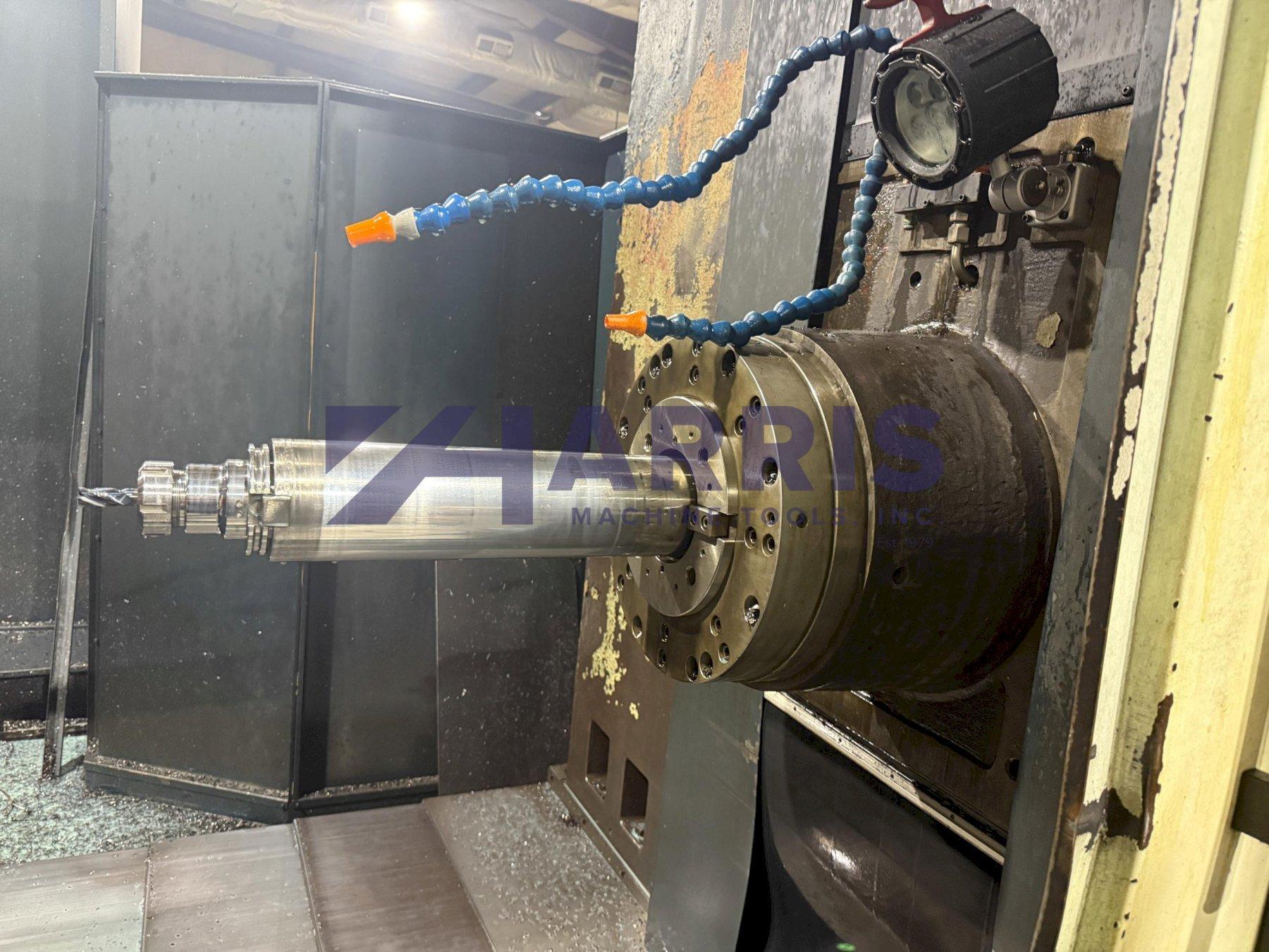 4.1" Johnford CNC Table Type Horizontal Boring Mill, Model BMC-110, 78" X, 70" Y, 63" Z, 21" W, 60 ATC, Fanuc, 2009