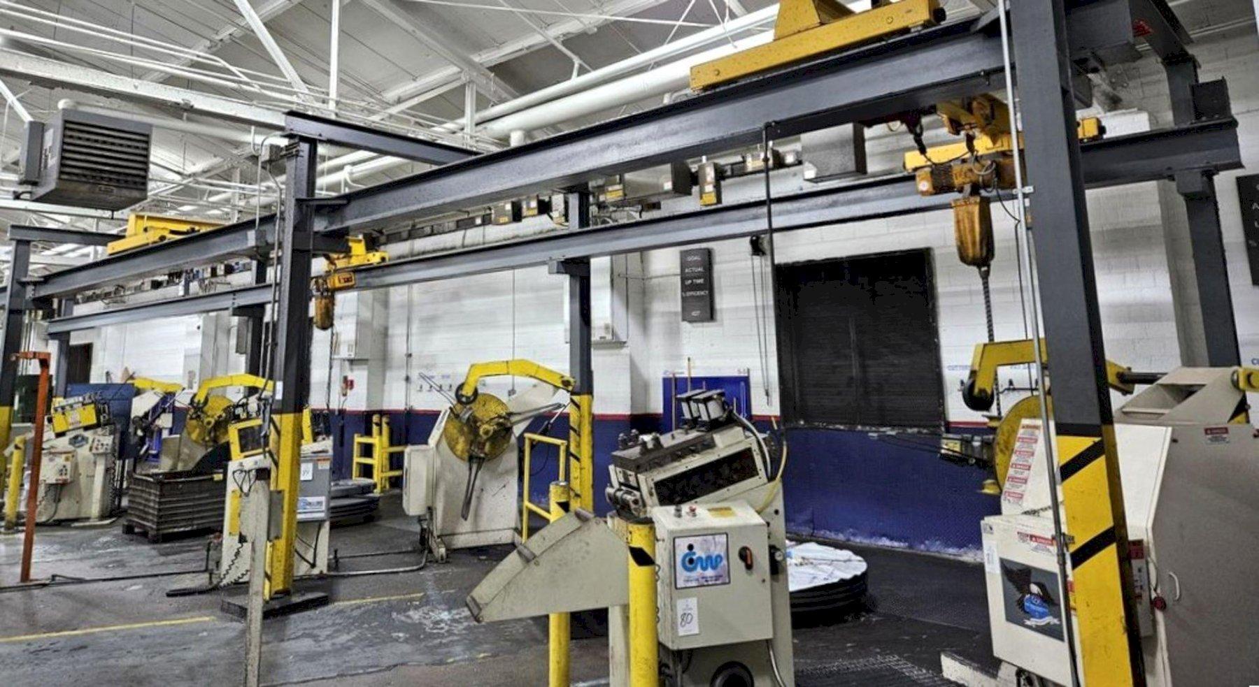 56' X 12'6" X 14' 3 TON FREE STANDING CRANE WORKS BRIDGE CRANE SYSTEM: YOBRO #24680