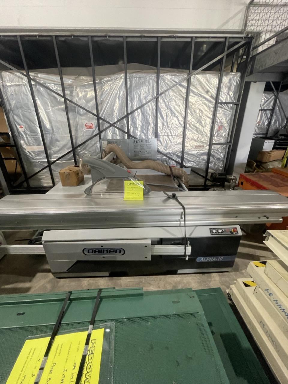 Daiken Alpha 10 Sliding Table Saw, 2023