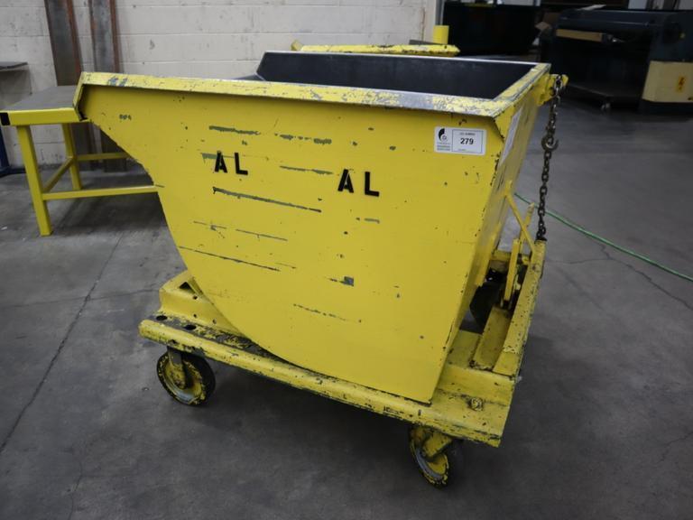 Scrap Hopper (Self Dumping) with Fork Slots- Auction Item