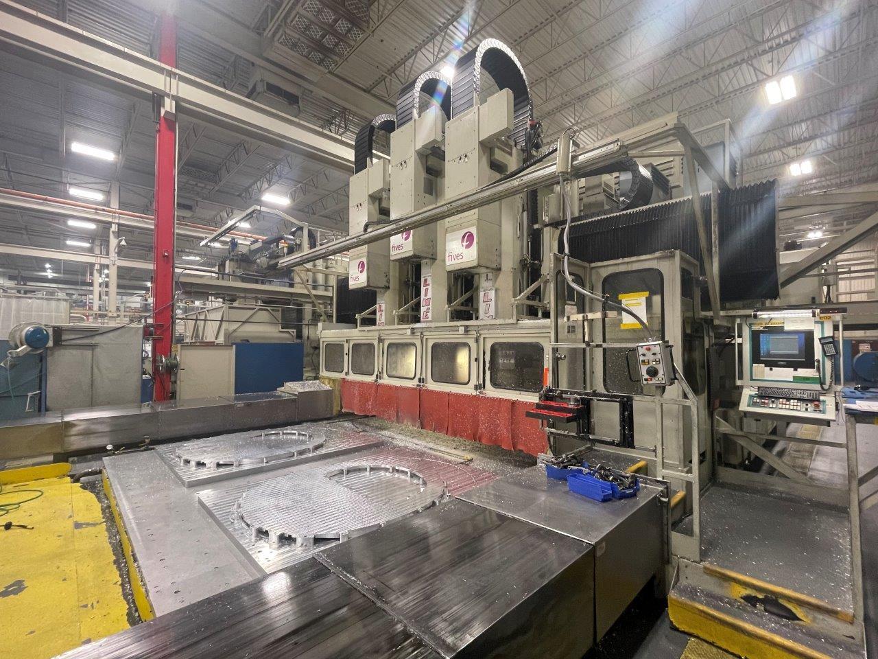 Fives Henri Liné Spindle 3 Spindle 5 Axis Gantry Mill
