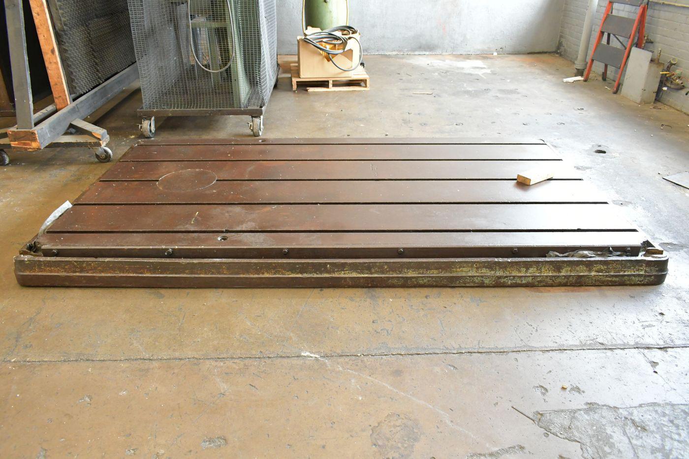 161" X 107" X 6" T SLOTTED FLOOR PLATE: STOCK #78517