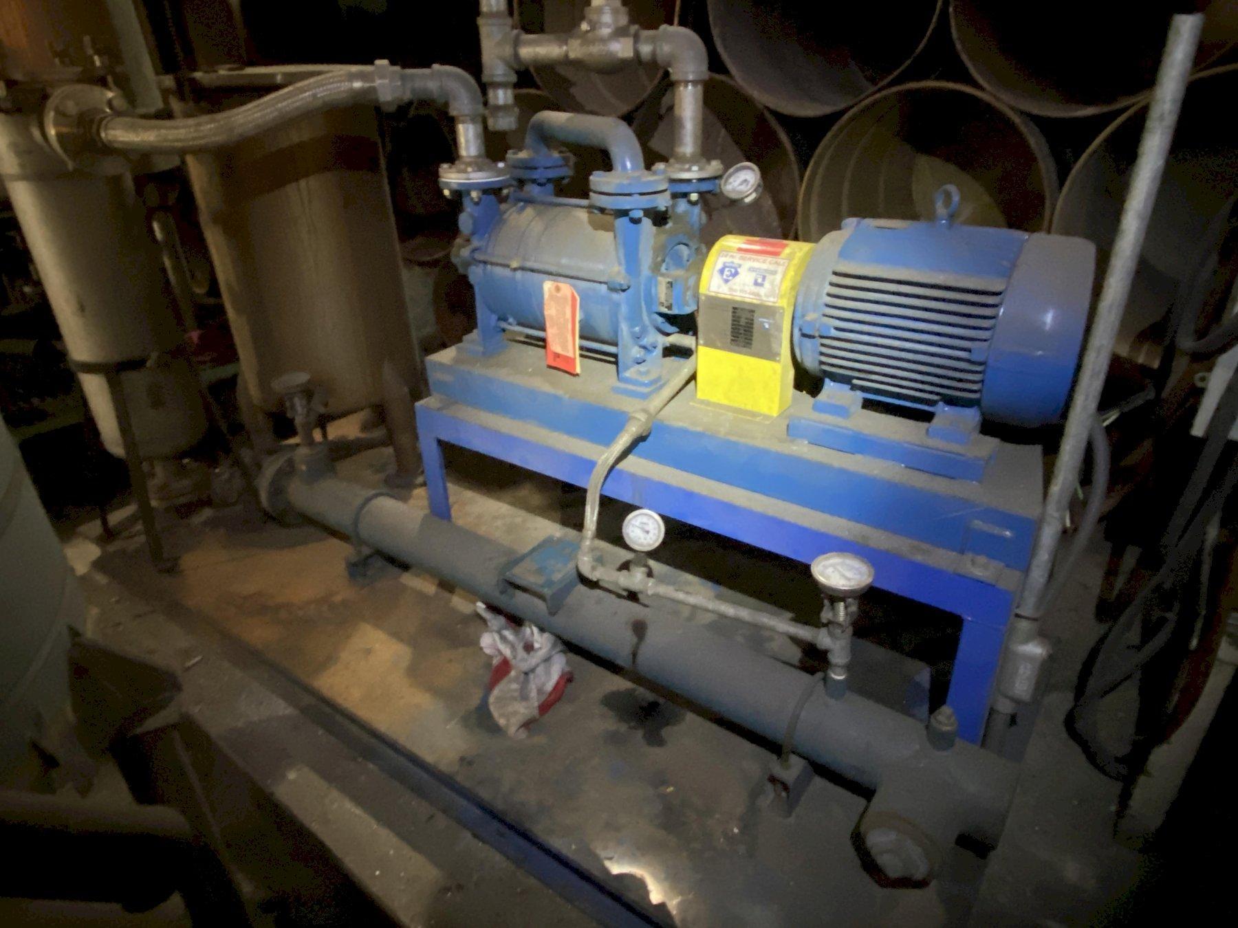 Sterling Liquid Ring Vacuum Pump System on Skid