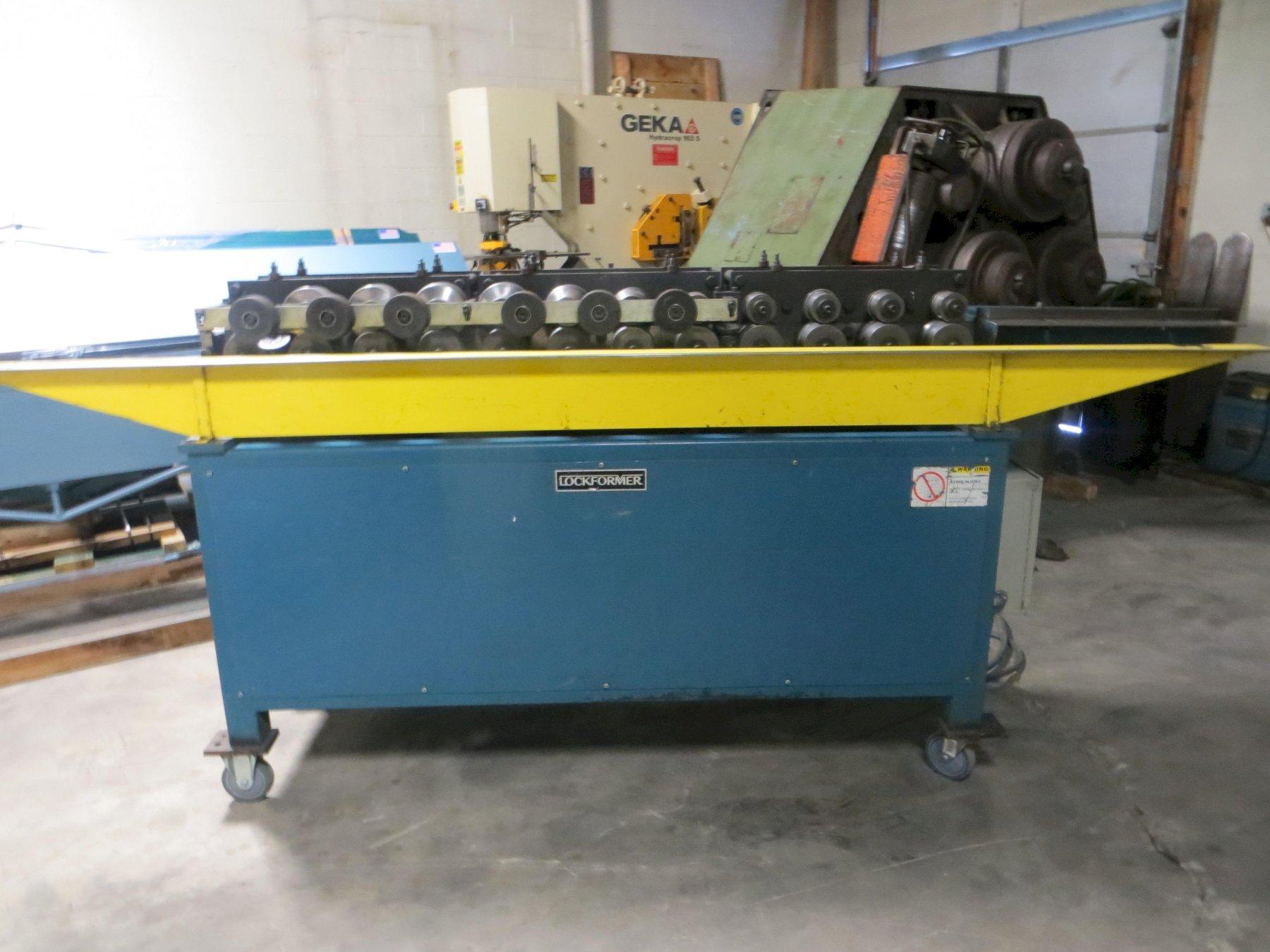 LOCKFORMER TRANSVERSE DUCT (TDC) ROLLFORMING MACHINE MODEL 14-TDC