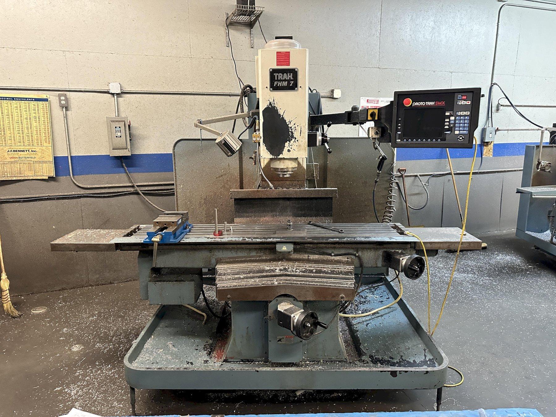 Southwestern Industries TRAK FHM7 Used CNC Bed Mill For Sale - 2010
