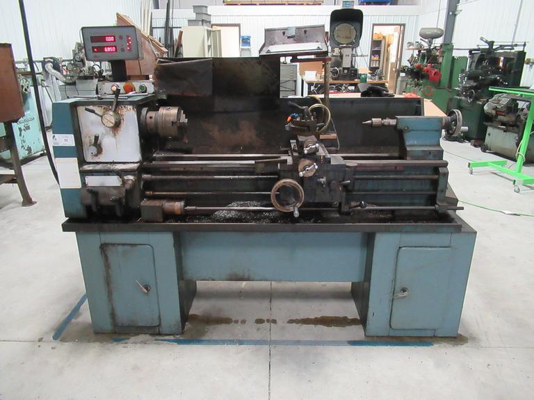 Enco 1340 13" x 40" Engine Lathe, Taisltock, 6" 3-Jaw Chuck- Auction Item