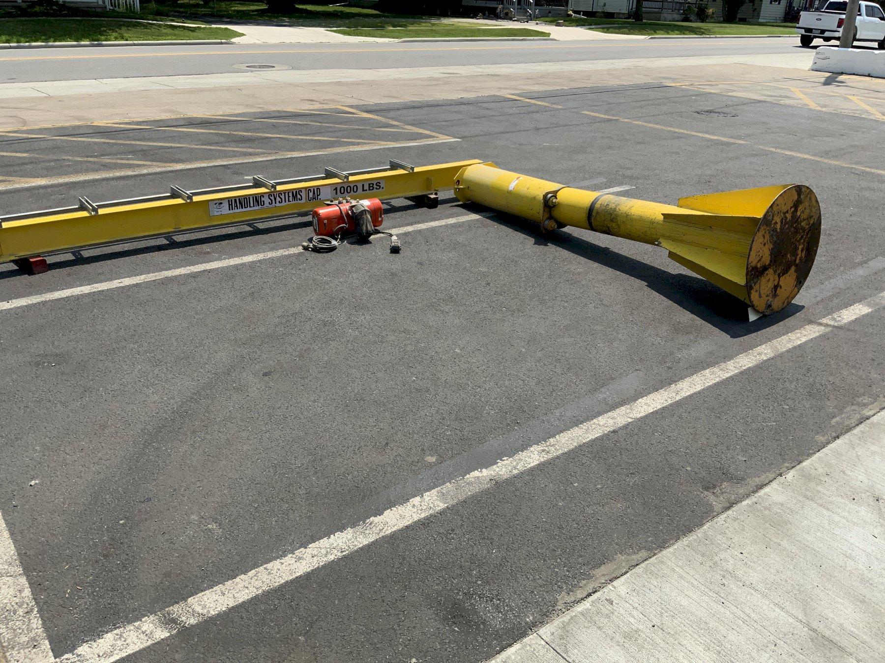 1,000 LB. X 151" HANDLING SYSTEM 360 DEGREE JIB CRANE: STOCK #81330