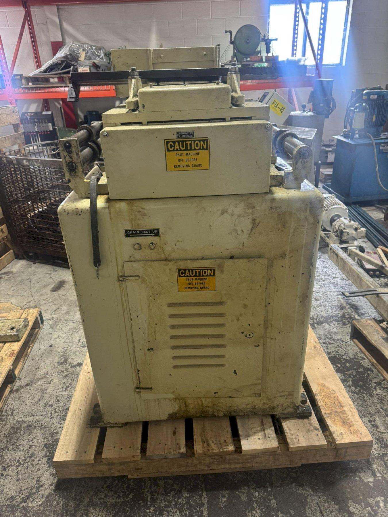 12" Wide CWP Powered Straightener Model #12B For Sale