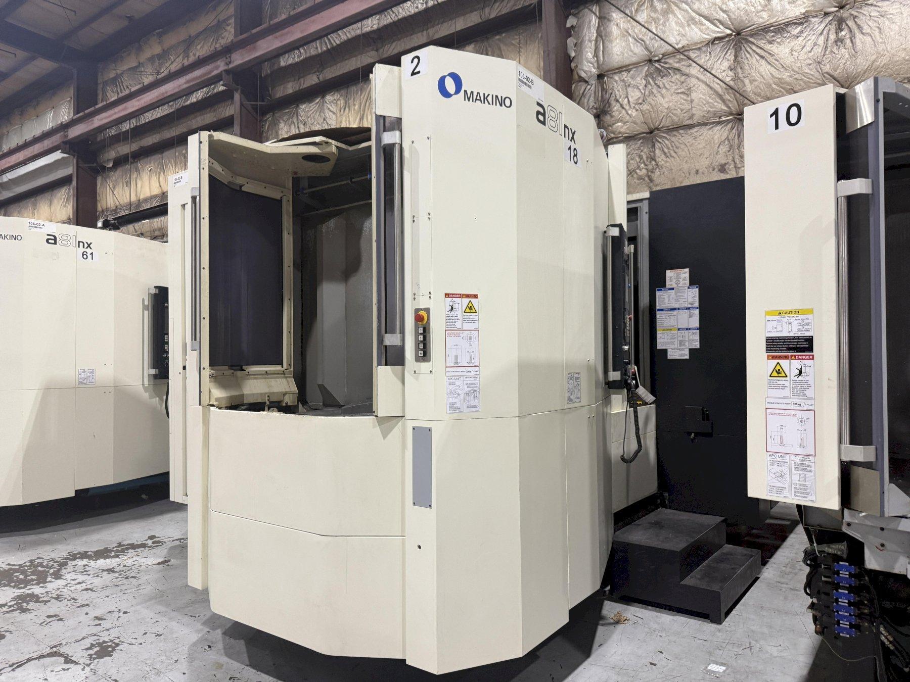 2014 Makino a81NX CNC Horizontal Machining Center For Sale